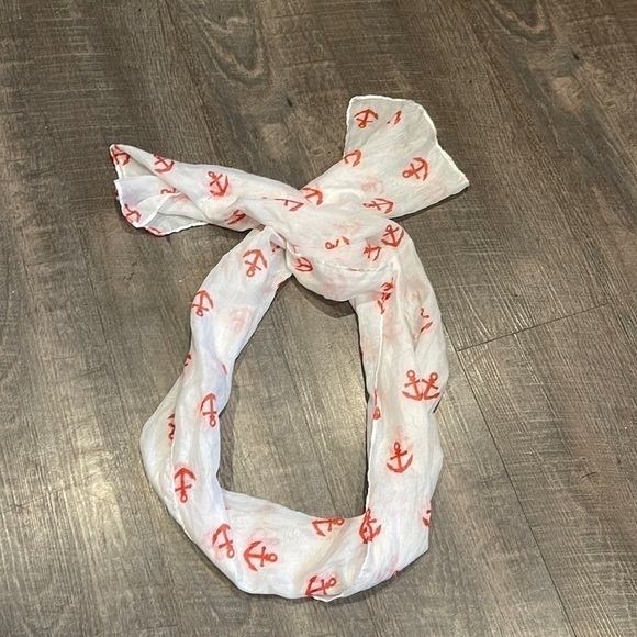 Accessories - Nautical anchor scarf
